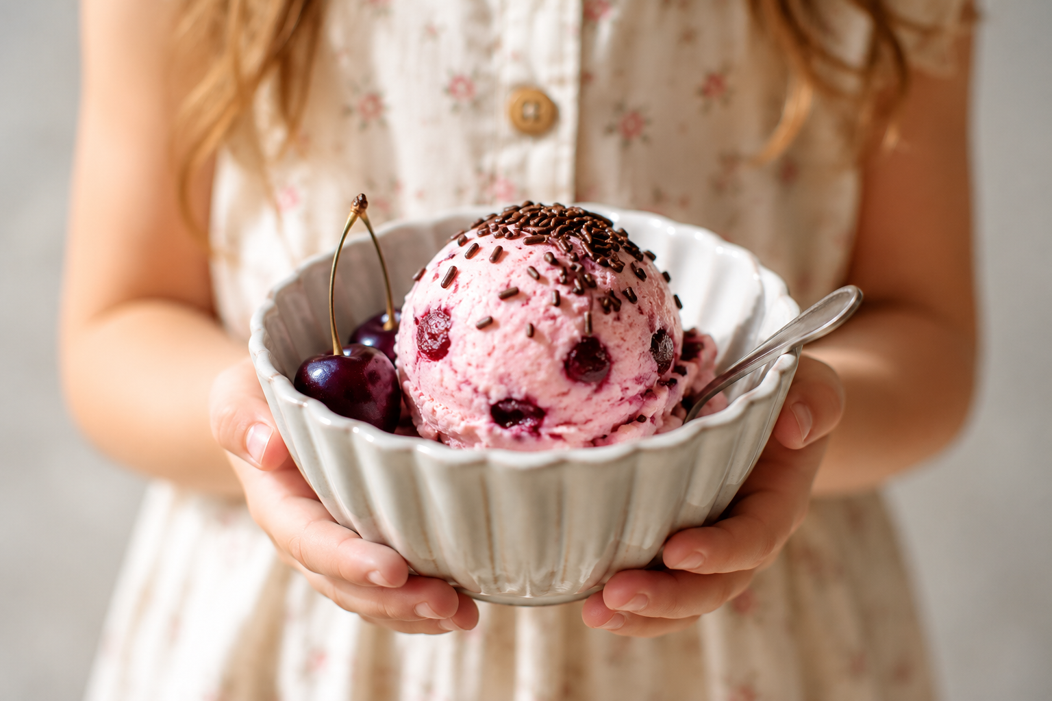Kirsch-Joghurt-Eis – cremiges Sommerdessert für die ganze Familie
